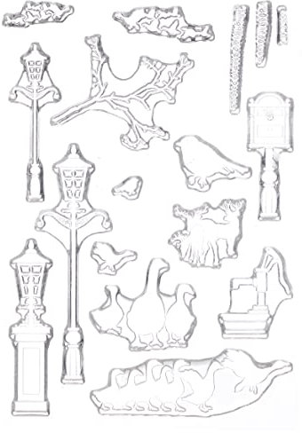 Card-io Christmastide Stempel-Set, Kunststoff, 21 x 10,9 x 0,4 cm