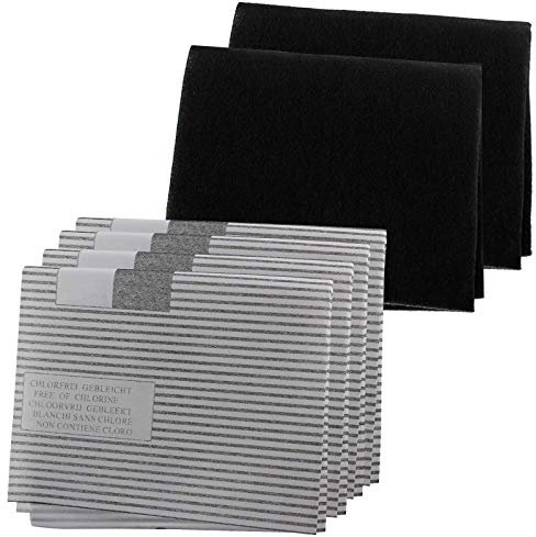 SPARES2GO Cooker Hood Grease Filter Kit for AEG Kitchen Extractor Fan Vent (4 x Grease, 2 x Carbon Filters)