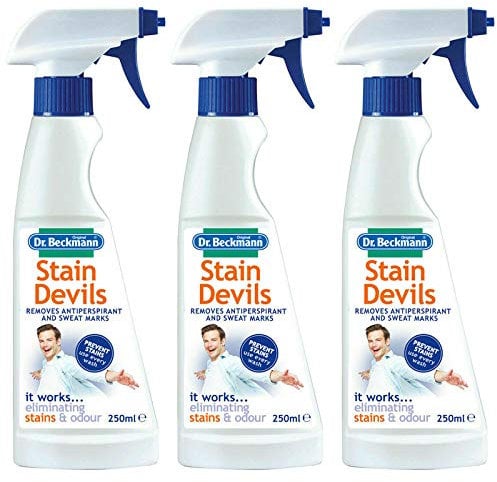 Dr Beckmann Stain Devils Antiperspirant & Sweat Mark Remover Spray (3 x 250ml)