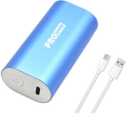 Pro User Powerbank 5000mAh: Schnell-Lade Kraftpaket mit 18W und 2 Ausgängen - Neue Li-Io 21700 Technologie: Kleiner, Leichter und schneller; State-of-The-Art-Power Delivery