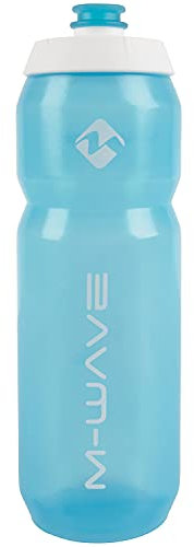 M-Wave 750 ml Trinkflasche, Fahrradflasche, Kunststoff, blau transparent, mit Skala, PBO 750
