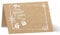 Tischkarten/Platzkarten aus Kraftpapier Motiv Frohe Weihnachten 50