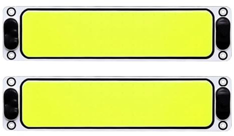 VOTOP 2Pcs COB Innenbeleuchtung 12-24V Wohnmobil Innenleuchten mit Schalter Verlängerungskabel 108 COB LED Leuchtstofflampe für Camper Van Wohnwagen LKW Boot Küche Kühles Weiß