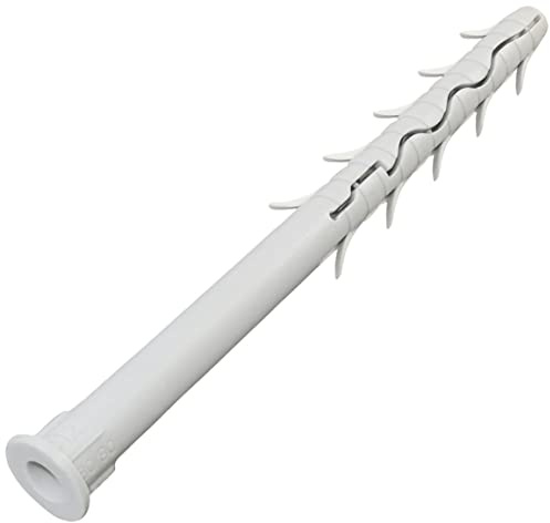 AERZETIX - C57418 - Satz von 10 Universaldübel mit flügeln Schlagen Ø12x180 mm mit Kragen - aus Kunststoff Nylon - mauerwerk Befestigung aus Beton Ziegel Stein betonstein