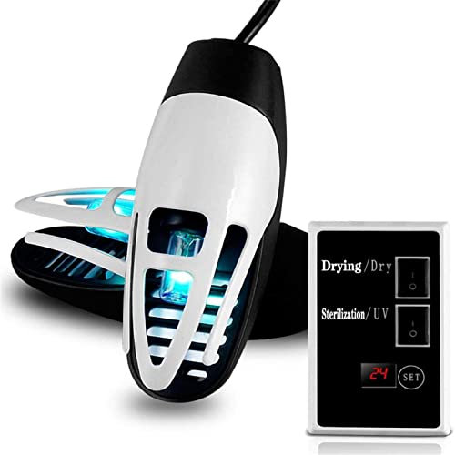 CUSENA Shoe Dryer Electric Boots Dryer with UV Ozone Deodorizer with Timer Function, Multifunction Glove Boot Dryer Sanitizers for Prevent Odor