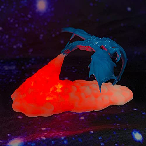 PKKP Drachen Nachtlicht für Kinder, 3D LED Realistisches Drachen-Nachtlicht USB Aufladbar, Drachenlampe aus 3D-Drucktechnik, Weihnachtsgeschenke für Mädchen Junge Wohnzimmer Schlafzimmer Dekor