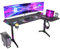 FATIVO Scrivania gaming 160cm Angolare: con LED RGB Scrivania Angolo Salvaspazio Tavolo gaming Grande Scrivania gamer Gaming Table Computer PC Desk per Studio Stanza