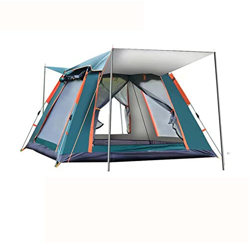 Zelt Für 3 Und 6 Personen In 4 Jahreszeiten 240x240x154cm, Automatisches Camping Zelt Sofortzelt, Wasserdicht Winddicht Campingzelt, Kompakt Zelt Mit Kleinem Packmaß, Festivalzelt Wurfzelt