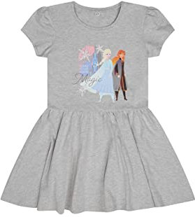 ONOMATO! Frozen - Die Eiskönigin ELSA Kinder Mädchen Kleid Jerseykleid, Größe Kids:110-116