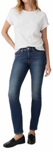 Levi's Damen Jeanshose 314 Shaping mit Stretch-Anteil, Straight Fit, Blau (Zealous Blue), W28/L30