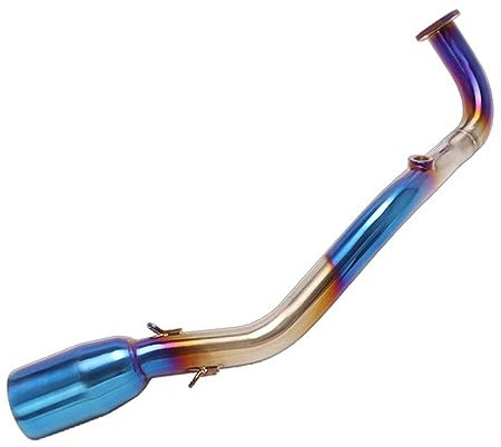 Silencieux d'échappement Systèmes D'échappement Sans Lacet Pour YAMAHA Pour Xmax 125 Pour X MAX125 2021 2022 Capteur Tuyau Liaison Avant Acier Inoxydable Modifié Silencieux Exhaust ( Taille : B )