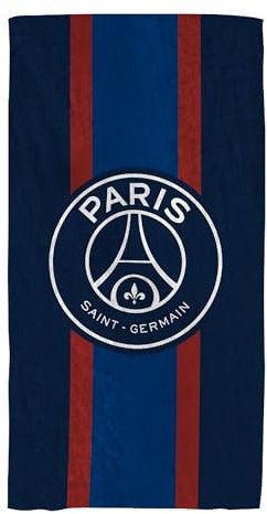 PSG Remixed Badetuch, 100 % Baumwolle, Öko-Tex, 75 x 150 cm, bedruckt, Jungen, Blau