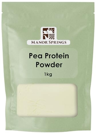 Pea Protein Powder 1kg 80% Pure Plant Protein by Manor Springs