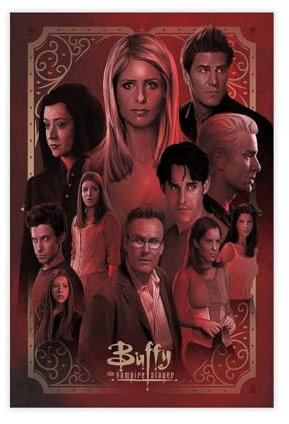 ALNILA Tv Buffy The Vampire Slayer 1 Leinwand-Poster, Wandkunst, Dekordruck, Bild Gemälde für Wohnzimmer, Schlafzimmer, Dekoration, ungerahmt, 30 x 45 cm