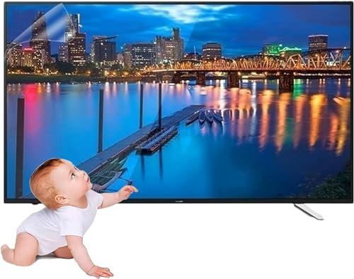 FKINGLRK TV Screen Protector pour 65 Pouces, Bloquant Le Film De Filtre Blue Light/Blocking Reflectionti-Scratch, Soulage La Fatigue Oculaire Et Vous Aider À Dormir Un Meilleur LCD, LED ECT