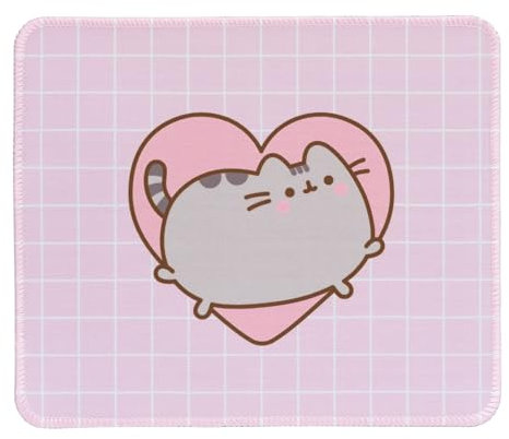 Grupo Erik Pink Mouse Pad Small - Pusheen Gifts For Cat Lovers | Gaming Mouse Mat Non-Slip Rubber, Mouse Mats For Desk | Cat Gifts For Women, Love Gifts For Her