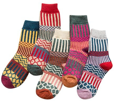 Genérico Calcetines Transpirables Medias Rosa Fucsia Mujer Calcetines de felpa transpirables multicolores a de colores y aislamiento grueso para mujer Medias De Socks Calcetines (Pink, One Size)