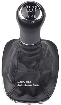 GearPrice Pomo de palanca de cambios de 6 velocidades compatible con Opel Corsa D 2006-2014 009140093 19276456