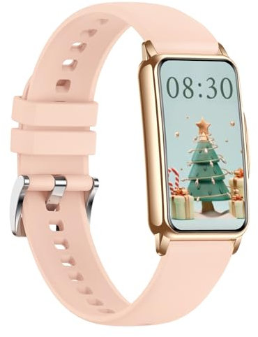 Tipmant Smartwatch Damen, Fitnessuhr Damen Fitness Tracker IP68 Wasserdicht Uhr mit Schrittzähler Damen mit 123 Sportmodi, Pulsmesser, SpO2, Schlafmonitor, Pulsuhr Damen Schrittzähler Uhr (Rosa)