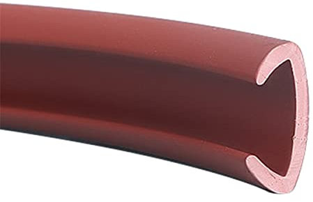 Flexibles U Form PVC Kantenband 16 mm × 10 m Selbstsichernder Furnier Einfassung Trim für Möbel kein Kleber Needed Auburn Farbe