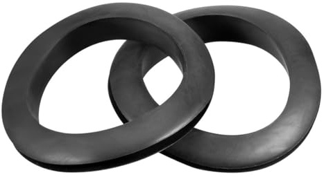 TA-VIGOR 5Pcs Rubber Grommets Cable Wire Protector, 50mm Conductor Wiring Blanking Gasket Ring Grommets, Black Electrical Cable Hole Plugs Wire Gaskets for Protecting Wires, Cables and Plugs