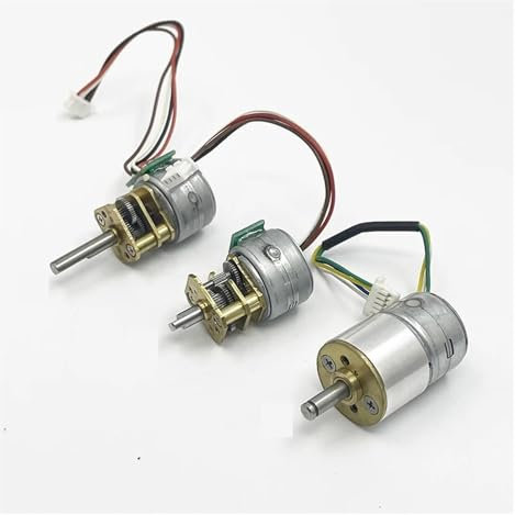 PQYSMVVG Mini 15BY 15MM Full Metal Gearbox Gear Stepper Motor 2-Phase 4-Wire Stepping Gear Motor Control Driver Board A