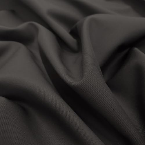 Eila - UV Protection Stoff mit UV Schutz UPF50+ - per Meter Anthrazit | Farbecht und temperaturausgleichend - zum Nähen von Bekleidung, Sonnenschutz und Dekoration!