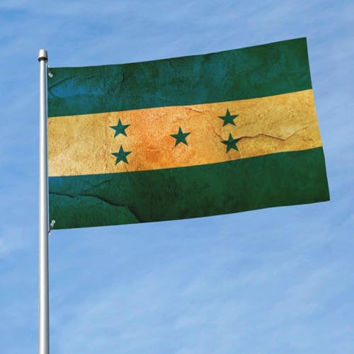 Premium Banner Fahne Vintage Honduras Pride Flag Verblassen Beständig Parade Flag Für Balkon, Party, Garten, 3X5 Ft