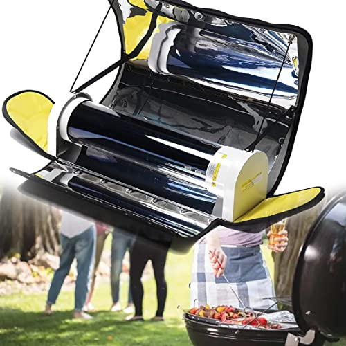 Portable Solar BBQ Grill and Oven for Outdoor Cooking, Foldable Camping Stove for Smoke-Free Meals, Ideal for 3-5 People