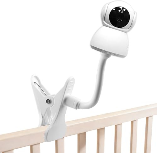 Soporte Camara Vigilancia Bebe Universal Flexible Compatible 1/4 Sujeción | Segura Ajustable Sin Taladros Compatible con SpaceView Video Vista 360 Monitor YESIMOM Cunas Guarderías Mayoría Monitores Beb