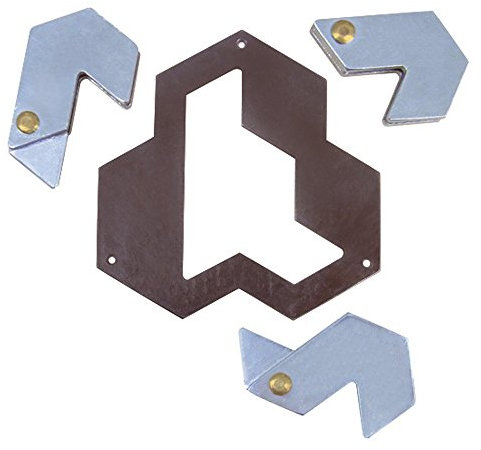 Eureka 515062 Huzzle Cast Hexagon Puzzle