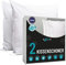 Dreamzie - Kissenbezug Wasserdichter 60 x 60 cm - 100% Baumwolle Stoff - Oeko TexÆ Zertifiziert - 2 St¸ck Kissenschoner mit Reiﬂverschluss - Atmungsaktiv, Hypoallergen, Anti-Milben, Antibakteriell