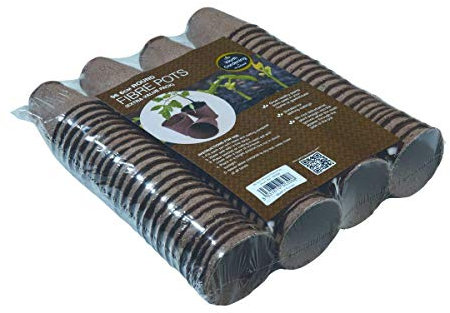 Garland 6cm Round Plant Seed and Seedling Fibre Pots (96)