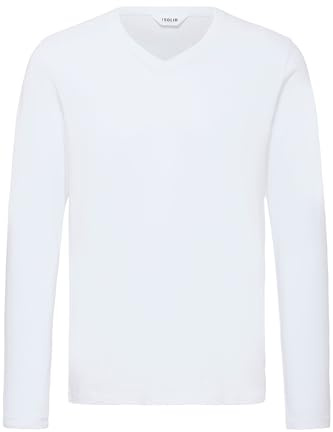 Solid SDBeda Herren Longsleeve Langarmshirt Shirt mit V-Ausschnitt Baumwollmischung Regular fit