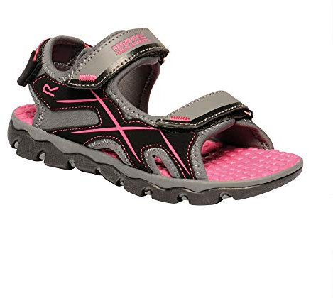 Regatta Kids Kota Drift Walking Sandals - Granite Cabaret - 9 Child UK