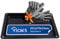 VIOKS Bandeja de horno profunda 42 x 37 / Bandeja de horno de repuesto para AEG 353193923/3 Set + guantes para horno