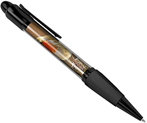Destination Vinyl Pens Cute Red Robin Redbreast Bird Art Cover Black Ballpoint Pen - Student #8701