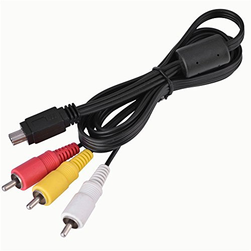 Topiky Cavo AV per videocamera, Cavo audio video AV Mini USB a 3 per fotocamera IXUS 990 IS 980 IS 970 IS 870 IS 200 IS 120 IS 110 IS 100 IS 95 IS 90 IS 85 IS 80 IS 500D 600D