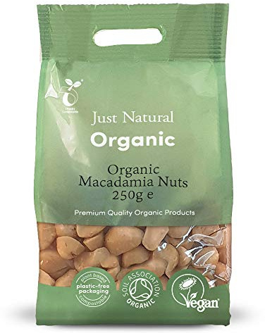 Organic Macadamia Nuts 250g