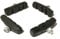AASh 2 Pairs Road Brake Pads Caliper Brake Blocks 60 mm