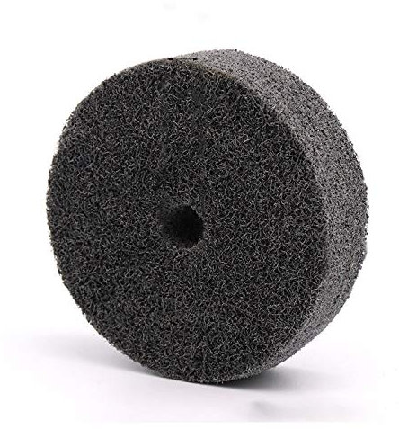 Schleifscheibe, 75 mm, Faser-Nylon-Klappe, zum Polieren, Schleifen, für Hartmetall, Holztisch, 75 mm, 1 Stück