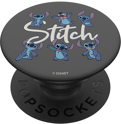 Disney Lilo & Stitch Stitch Poses PopSockets mit austauschbarem PopGrip