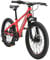 BIKESTAR Kinder Fahrrad Aluminium Mountainbike 7 Gang Shimano, Scheibenbremse ab 6 Jahre | 20 Zoll Kinderrad MTB | Rot