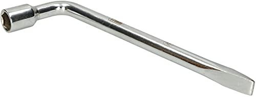 KOTARBAU® - Chiave per ruote dell’auto curva in acciaio al carbonio cromato, 17 mm