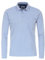 Redmond Polo-Shirt Langarm Uni nah 12 blau L