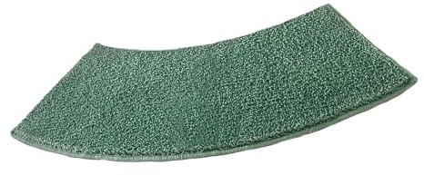 Folpus Bathtub Mat Bath Rug Bathroom Anti Slip Mat Curved Shower Mat for Laundry Room Shower, Green
