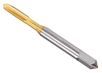 CoCud Espiral Punto Taps Métrico M4 X 0.7 Rosca Recubierta Titanio Acero Alta Velocidad 6542 Tornillo Fresado Roscado Toque (Aplicaciones: para Máquina Taladrar Roscas) 1 Ud