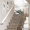 Handläufe Für Treppen, Handläufe Für Innentreppen Aus Holz, Sicherheitshandläufe Für Senioren Und Kinder, Rutschfest, Mit Metallstützen, Rund, Halbrund (Color : White, Size : 200cm)