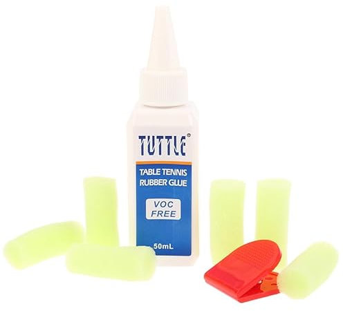 1 piece of 50ml ITTF-covered water-based adhesive for table tennis, inorganic glue for water-soluble gluing of table tennis balls, table tennis-quick glue accessories