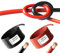 EBROM HI-FLEX - 2 Meter hochflexibles Batteriekabel - rot und schwarz - Pluskabel und Massekabel - 4mm2 | 4 mm² | 4 mm2 - Vollkupfer 99,9% OFC Kupfer Stromkabel - Ihre Länge: je 2 Meter